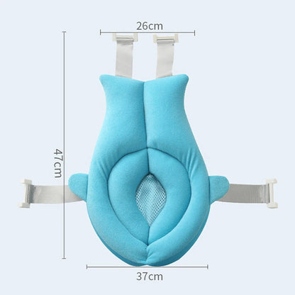 Baby Shower Blooming Flower Newborn Bathtub Foldable shark shape Cushion skin Bath pad portable bath tub Soft Seat Play mat
