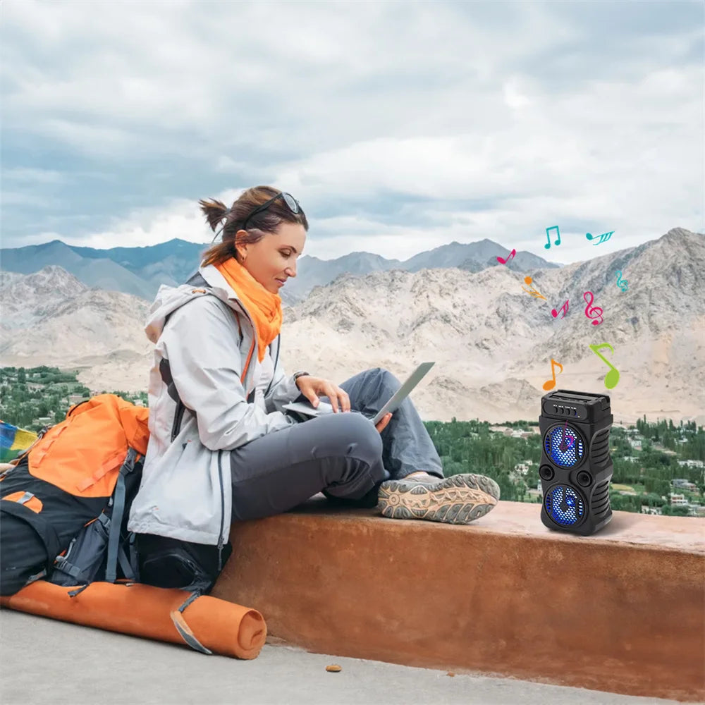 1000w Portable Bluetooth Outdoor Speaker Music Stereo Subwoofer Bass