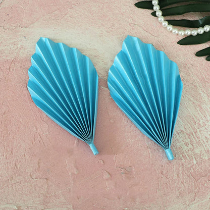 2PCS Happy Birthday Cake Toppers Glittery Palm Spear Gold Silver Folding Fan DIY Kids Party Cake Topper Wedding Decoration