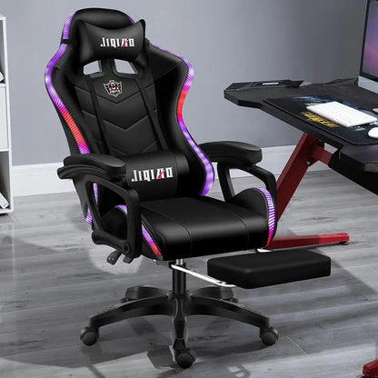 Comfortable Economic Office Home  Backrest Reclining Lift Computer Gamer Led Gaming Chair