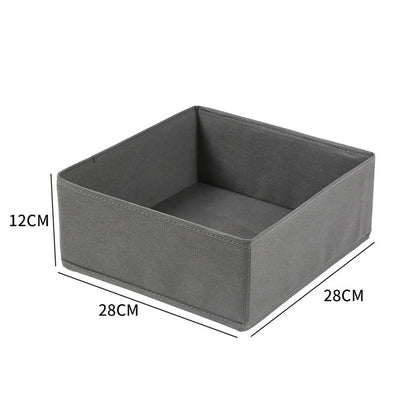 Foldable Drawer Organizers Underwear Storage Box Home Bra Socks Leggings Belts Ties Storage Organizers Box Closet Organization