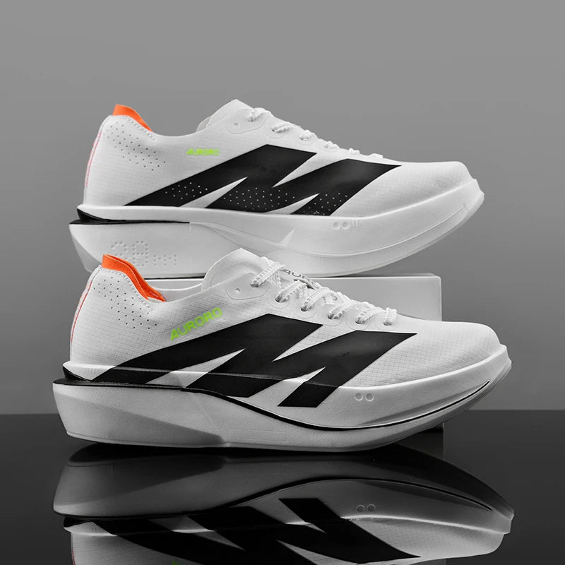Sports Running Shoes Man Carbon Plate Walking Sneakers Shock-Absorbing Marathon Racing Athletics Training Walking Casual Shoes
