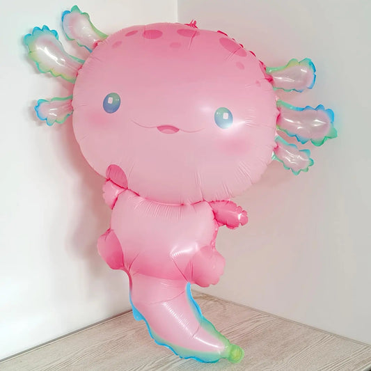 Axolotl  Foil Balloons Cute  Axolotl  Balloons For Summer Beach Pool Axolotl  Party Decoration