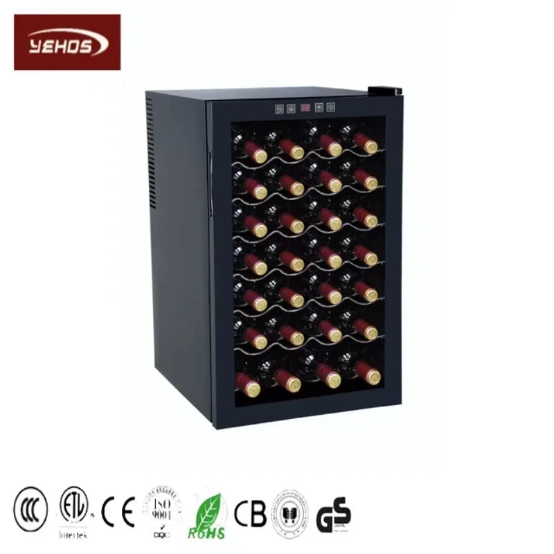 Airo 28 Bottle Mini Constant Temperature Electronic Wine Cabinet Absorption Mini Fridge