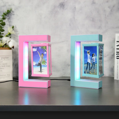Magnetic Levitation Photo Frame for Hanging Photos Creative Birthday Gift Home Decoration Item Decorative Craftwork