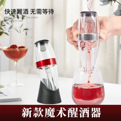 Portable Red Wine Decanter Aerator Bernoulli Air Magic Aerator Wine Quick Decanter Whisky Red White Equipment Bar Accessories