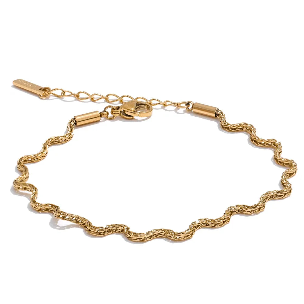 Yhpup 2025 Arrivals Stainless Steel New Chain Chic Quality Necklace for Women Fashion Waterproof PVD Plated Collar Jewelry Gift