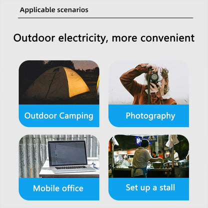 PURFIELD 150W 156Wh Portable Power Station 110V/220V Solar Generator Outdoor Emergency Mobile Power Bank For Camping Power LED