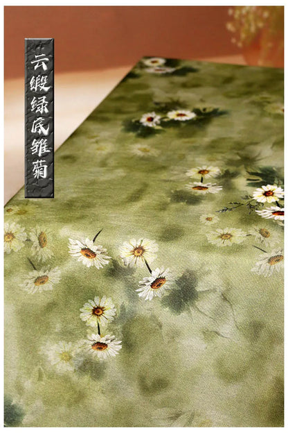 Digital Printed Rayon Fabric Summer By Meters for Women Dress Pajamas Cool Blankets Diy Sewing Soft Smooth Floral Textile Cloth
