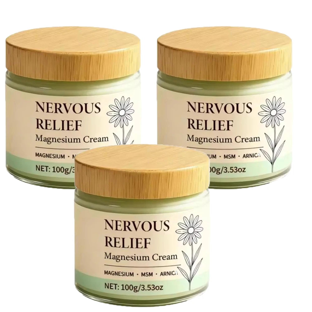 Total Magnesium Cream for Daily Body Massage Moisturizing Body for Joint Feet Hands Legs Muscles Soothing Care