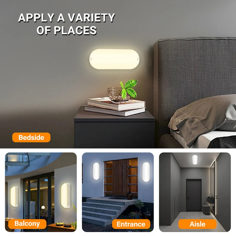 Wall Light 15W AC85-265V 3000K 4000K 6000K LED Lamps Indoor Outdoor Wall Sconce Living Room Porch Bedroom Wall Lamp