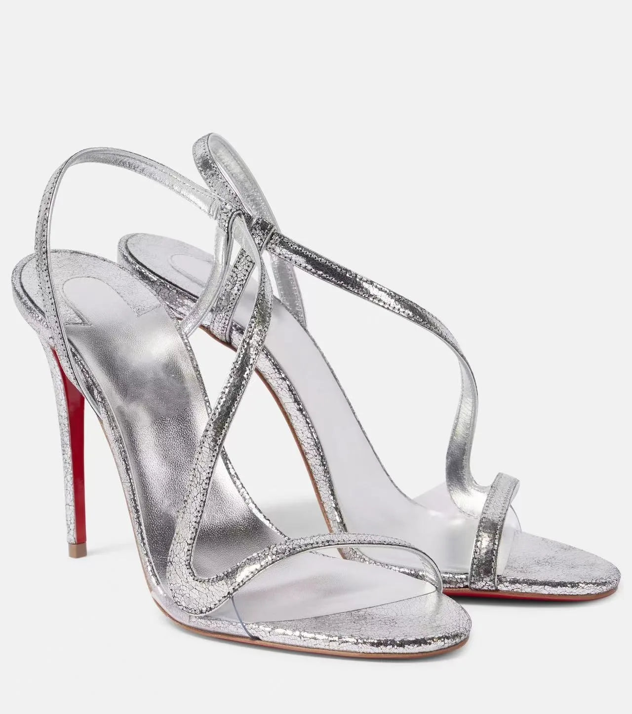 Ladies' Summer New Multi Color Serpentine Grass Stiletto Sandals Sexy Party Fashion Show 35-44 Large Women's Sandals
