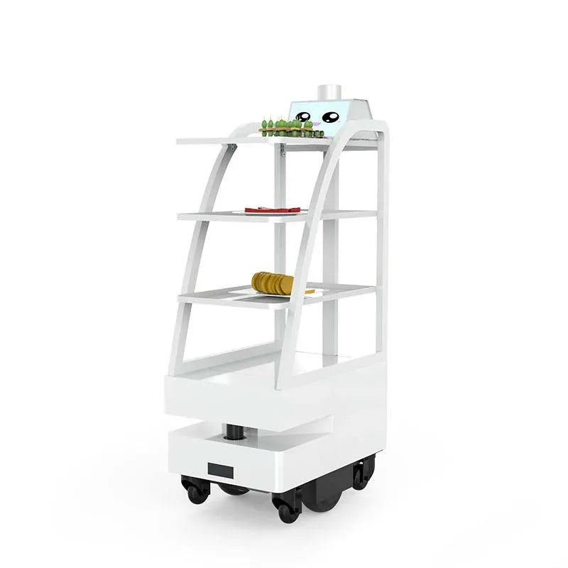 Factory Price Restaurant Pizza Food Robot Intelligence Indoor Delivery Robot Driverless Waiter Robot