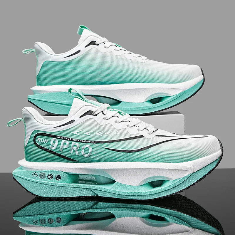 Running Shoes Men High Quality Full Palm Carbon Plate Cushion Professional Training Shoes Lightweight Wear-Resistant Sneakers