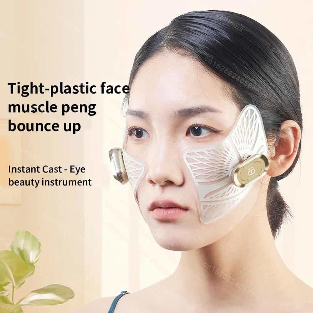 EMS Facial Eye Massager Electric Muscle Stimulator Facial Massagers Beauty Eyes Face Lifting Fatigue Relief  Skin Care