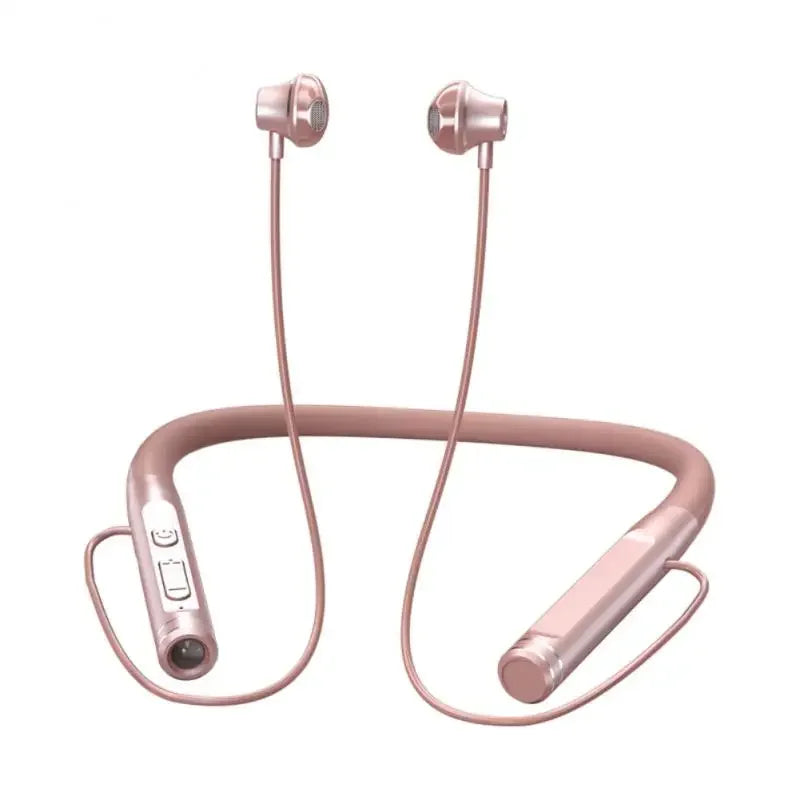 K12 120 Hours Magnetic Earphones Bluetooth Headphones Stereo Bass Wireless Headphone Neckband Power Flashlight Display Headset
