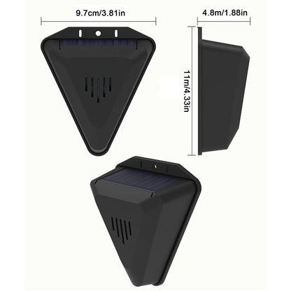 Waterproof Solar bird repeller timed sound and light alarm during the day Protecting crops orchard fish field to repel pigeons
