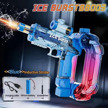 Simulated Firing Electric Water Guns for Adults Powerful Shooting Children Automatic Water Blasters Summer Outdoor Toys for Kids