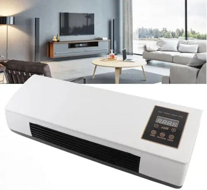Wall Mounted Small Air Heater, Dual Use Efficient| Compact Wall Mounted Design, Wide Angle Heat Airflow, Heater for Home Office