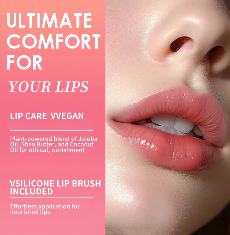 Sleeping Lip Mask Gift Box 10g×6PCS Lip Balm Set Moisturizes Lips, Smoothes, and Is a Universal in the Morning and Evening