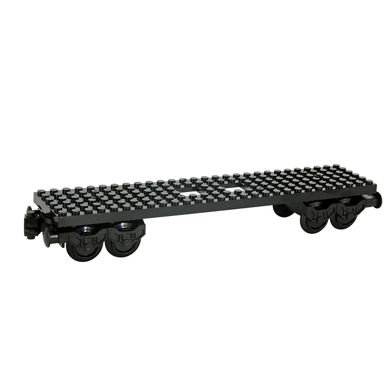 2025 New MOC City Creative Idea 6 * 28 dark grey train base Building Block Bricks Kids DIY High-tech Creative Toy