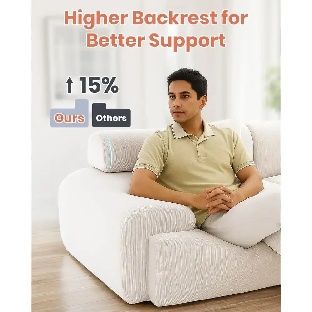Compact Lounge Couch for Small Spaces: Ideal for Renters and Casual Living Rooms