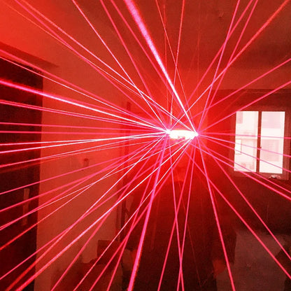 Multi-line Laser Glasses Rave Futuristic Soldier Glasses with LED Light Glowing Wire Space Robot Glasses Cyberpunk Laser Props