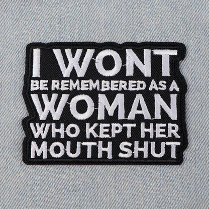 Motivational Quotes Patch Embroidered Patches On Clothes Iron On Patches For Clothing DIY Patch Jackets Sew Stickers