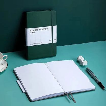 A5 Hard Cover Business Elastic Notepad Dot Grid Pages Korean Stationery Back To School Notebooks and Journals Office Stationery