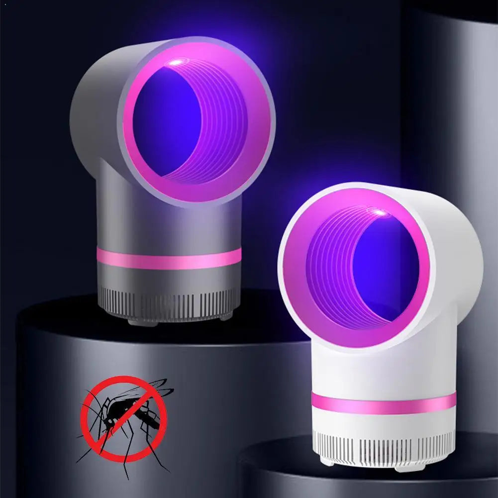 USB Rechargeable Electric Shock Inhalation Mosquito Killer Lamp, Portable Bug Zapper Fly Trap for Indoor Outdoor Home