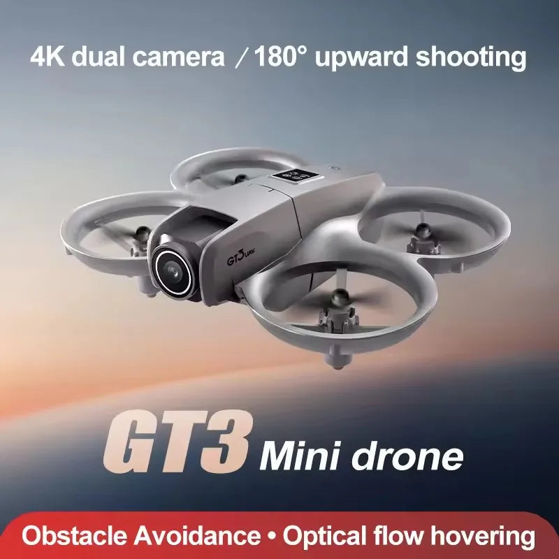 WiFi Foldable Micro Aircraft Fixed Height Freestyle Quadcopter RC Helicopter Kids Toy 8K HD Camera 2026 New Hot GT3 Mini Drone