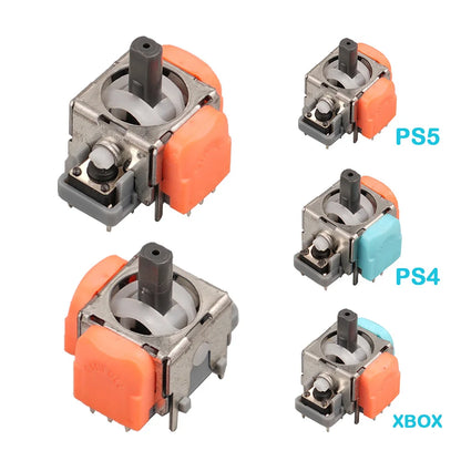 2pcs 2nd Generation TMR Electromagnetic Joystick DS13 MAX 3D Analog Stick Rocker for PS5 for PS4 Xbox for Gamepad Controller