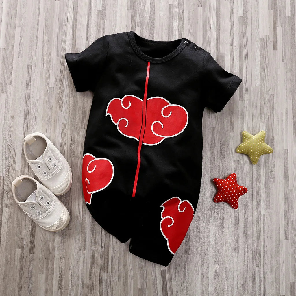 Baby Romper 100% Cotton Summer Short Sleeve Anime Cosplay Costume Soft Infant Jumpsuit Newborn Boy Girl One-Piece Bodysuit 0-18M