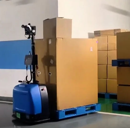 Aivison 1.5Ton Intelligent Pallet Stacker AGV AMR Autonomous Forklift Smart Delivery Robot for Automated Logistics
