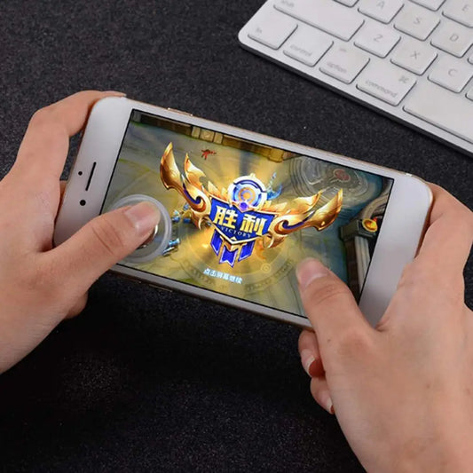 Mobile Phone Game Joystick Mini Size Controller Suction Up Control Metal Button PUBG Gaming Supply For Smart Phone