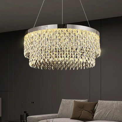 Luxury Crystal Chandelier Light Ceiling Hanging Lamps Home Decoration Dining Room Chandeliers Lights Lighting for Living Room