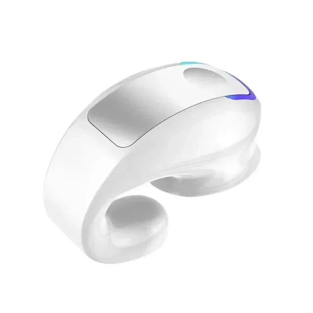 Bluetooth Headset 5.3 Bone Conduction Wireless Ear Clip Headphones IPX5 Waterproof Sport Gaming Earbuds Noise Cancelling