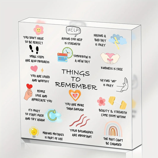 Inspirational Motivational Gifts, Mental Health Gifts, Psychology Decorations for Corner Counseling