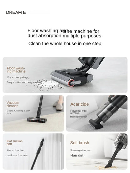 DREAME H20Mix Floor Washing Machine Cleaning, Mopping and Vacuuming Machine Household Appliances Hot Air Quick Drying