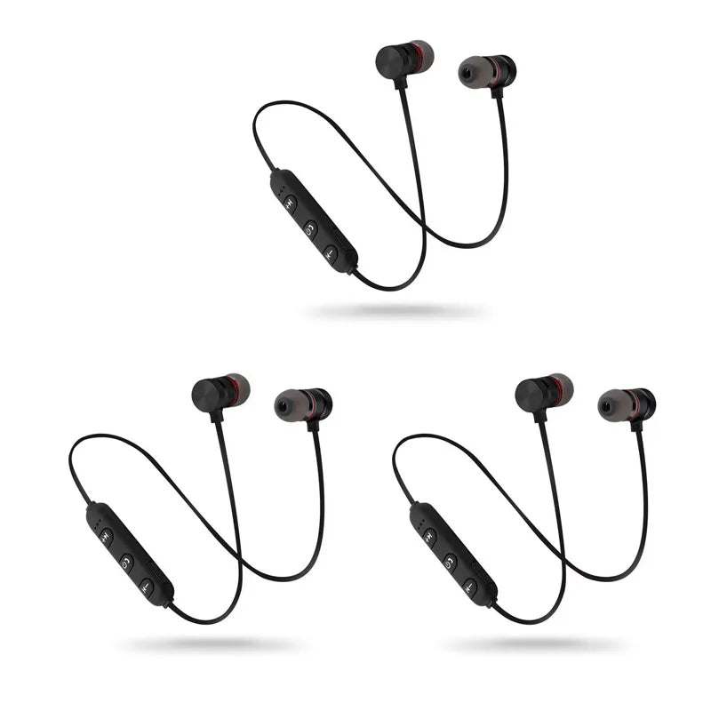 1/2/3/4pcs Bluetooth Earphone Sports Neckband Magnetic Wireless Earphones Stereo Earbuds Music Headphones With Mic For Xiaomi
