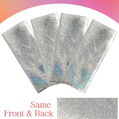 Shiny Silver Tableware Set Metallic Paper Plates Cups Holographic Tablecloth For Adult Birthday Wedding Party Decorations