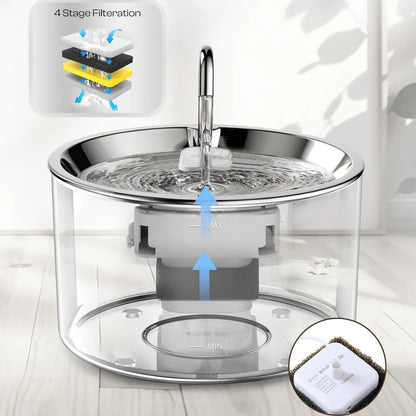 3L Wireless Cat Water Fountain Auto Sensor Drinking Fountain For Cats Dog Drinker Pet Water Dispenser Accessories