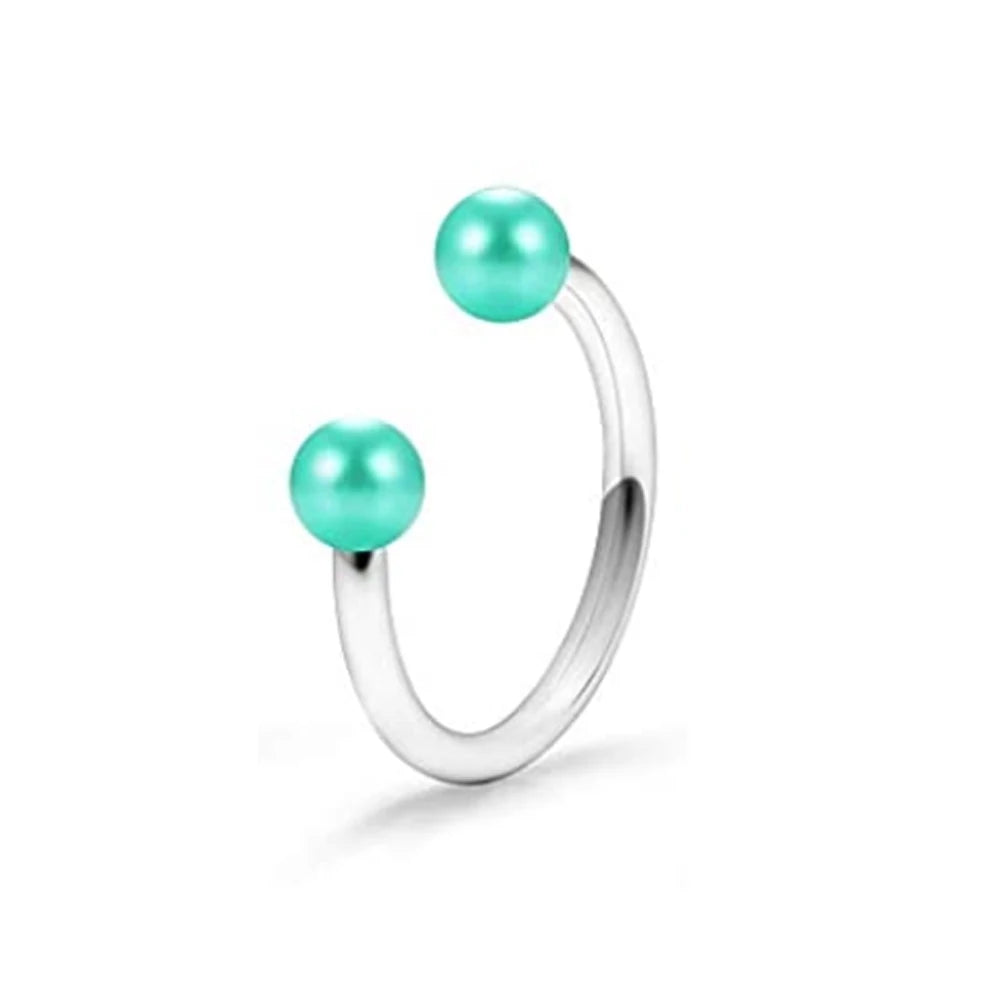 31 Styles 16G Surgical Steel 1 Pcs Nose Septum Rings Piercing Jewelry Horseshoe Cartilage Earring Eyebrow Lip Retainer 8mm 10mm