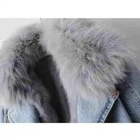 Women Cropped Denim Jacket Leopard Print Vintage Regular Fit Spring Autumn Winter Summer Acid Washed Organic Cotton Eco-Friendly
