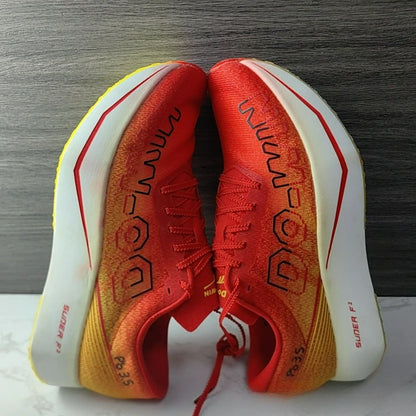 Super Cool Running Shoes For Men Women Red Sport Shoes Unisex Carbon Plate Walking Jogging Shoes Couples Soft Sole Training Shoe
