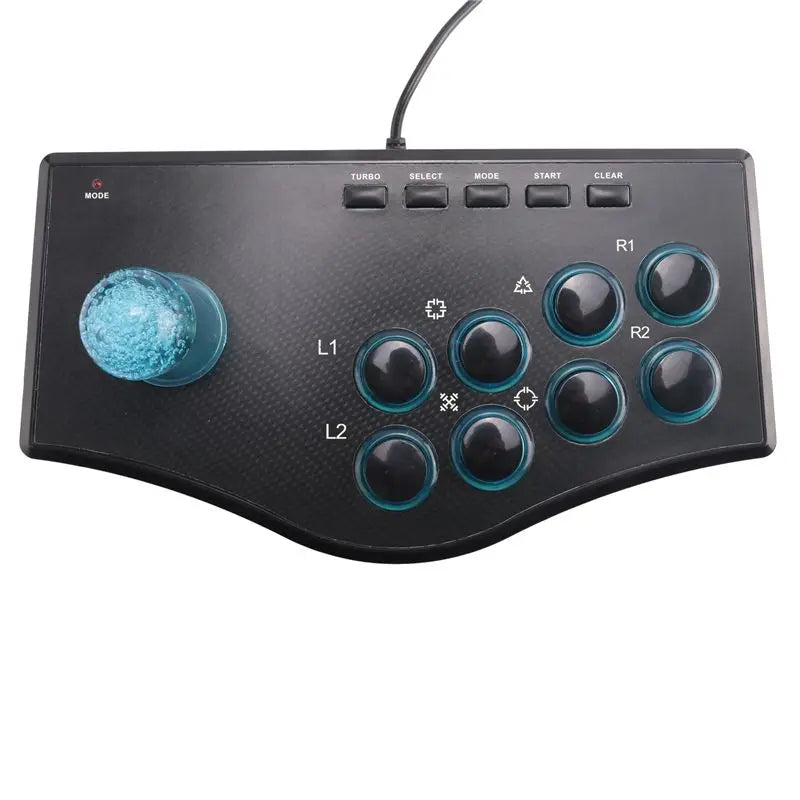 Retro Arcade Game Rocker Controller Usb Joystick For Ps2/Ps3/Pc/Android Smart Tv Built-In Vibrator Eight Direction Joystick-AEF7