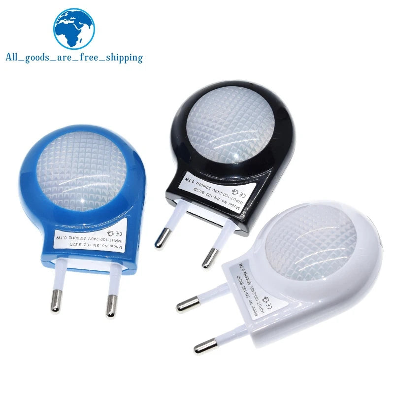 1/3pcs Mini Led Snail Night Light Auto Night Lamp Built-in Light Sensor Control Light Wall Lamp For Baby Kids Bedroom EU Plug