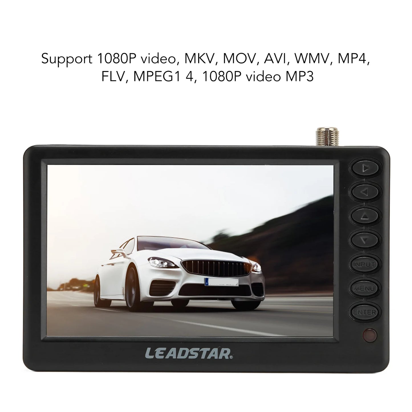 5 Inch Portable TV ISDB T Compliant Rechargeable 1080P Mini Digital Television Mini TV Mini Digital Television  Digital TV