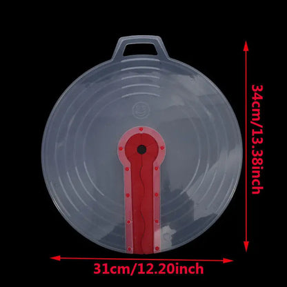 Mixing Bowl Splatter Guard PP Silicone Mixer Splatter Screen Splashproof Cover for Egg Bowl Whisks Cooking Baking Splash Guard