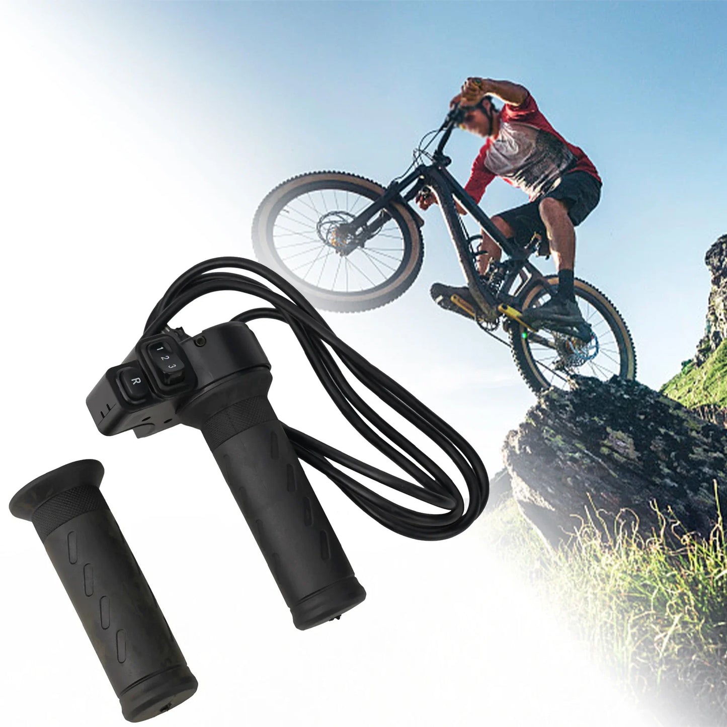Electric Bike Speed Throttle Speed Throttle EBike Electric Bicycle Electric Scooter 24V 36V 48V 72V 3-speed 8PIN E-bike